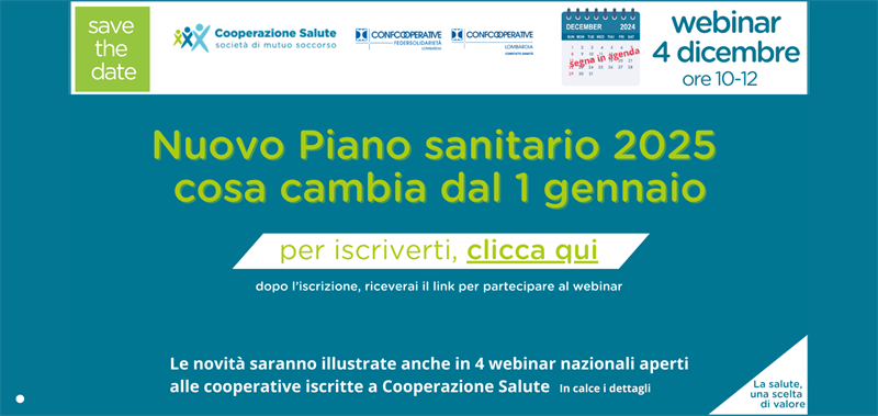 NUOVO PIANO SANITARIO 2025