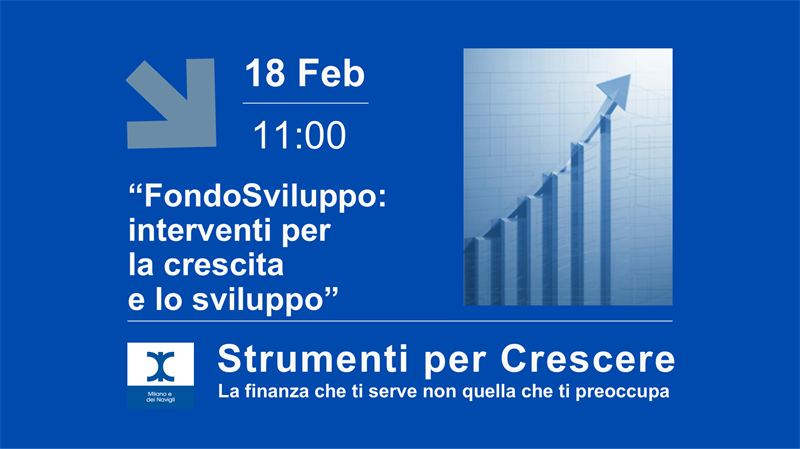 Strumenti per crescere: il primo webinar