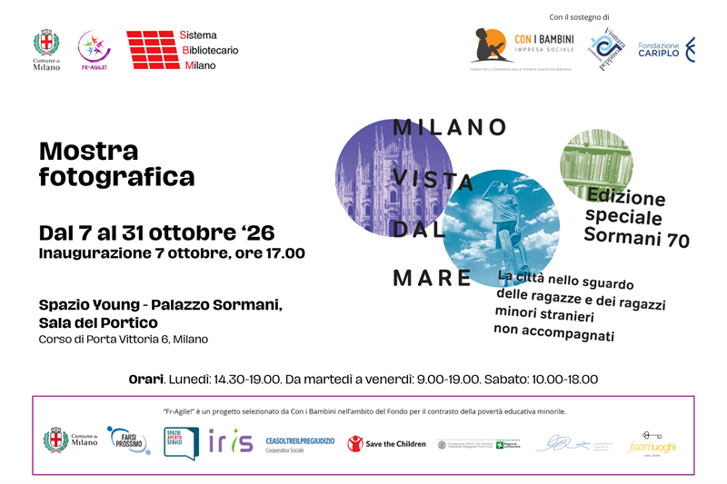 Milano vista dal mare arriva alla Biblioteca Sormani